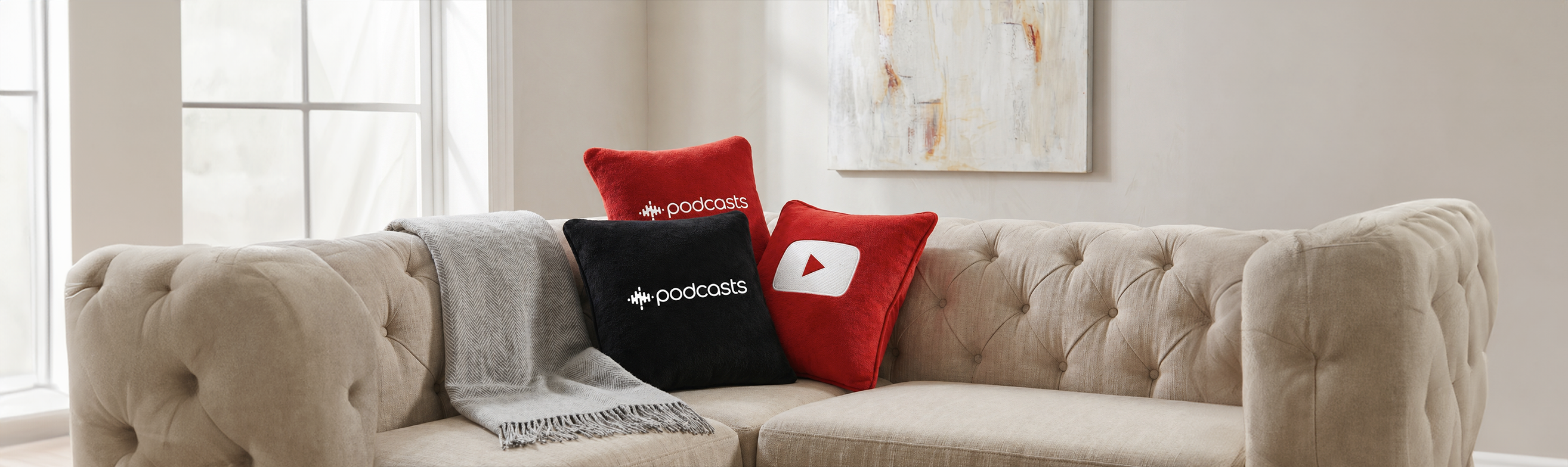 YouTube Pillow